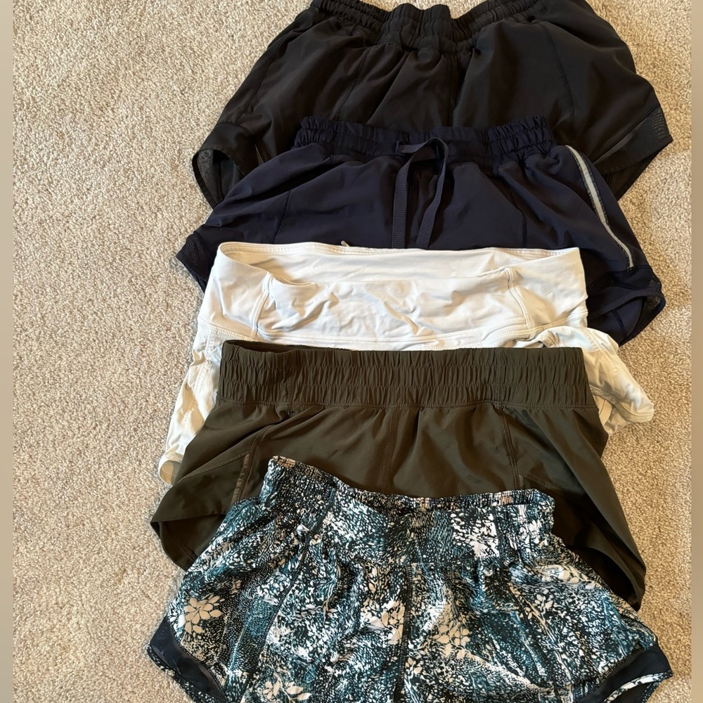 Lululemon size 6 shorts bundle